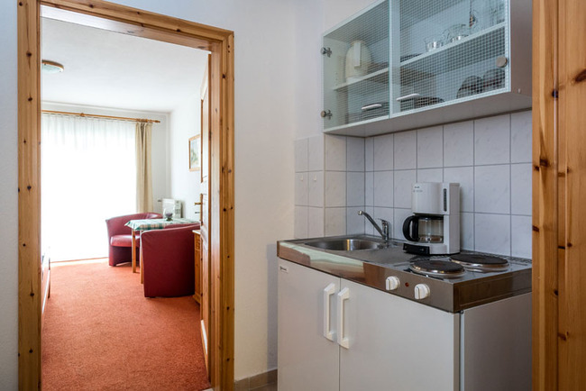 Kleinküche im Appartement
